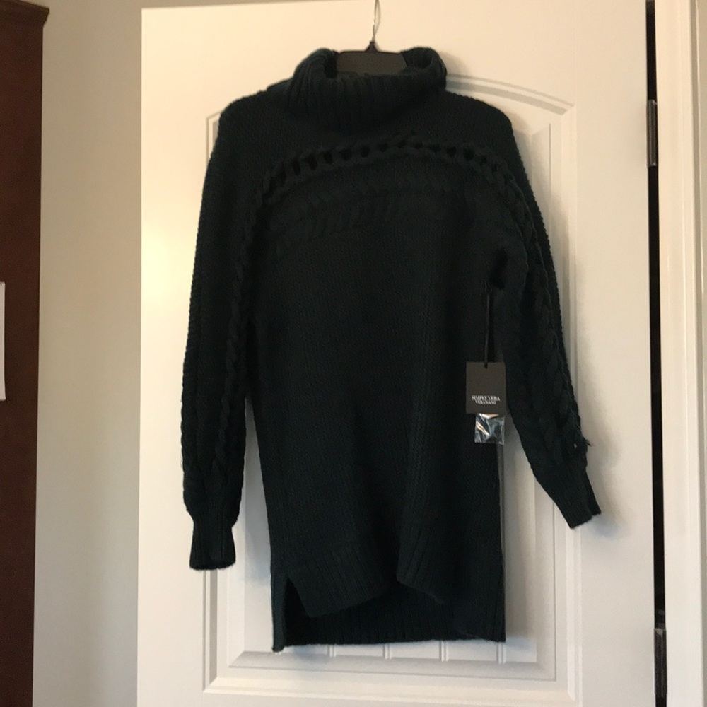 Dark Blue/ green sweater dress